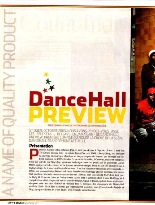 Dancehall preview part 1